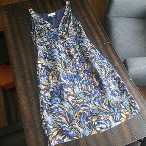 Moulinette Soeurs Colorful Abstract Print Dress